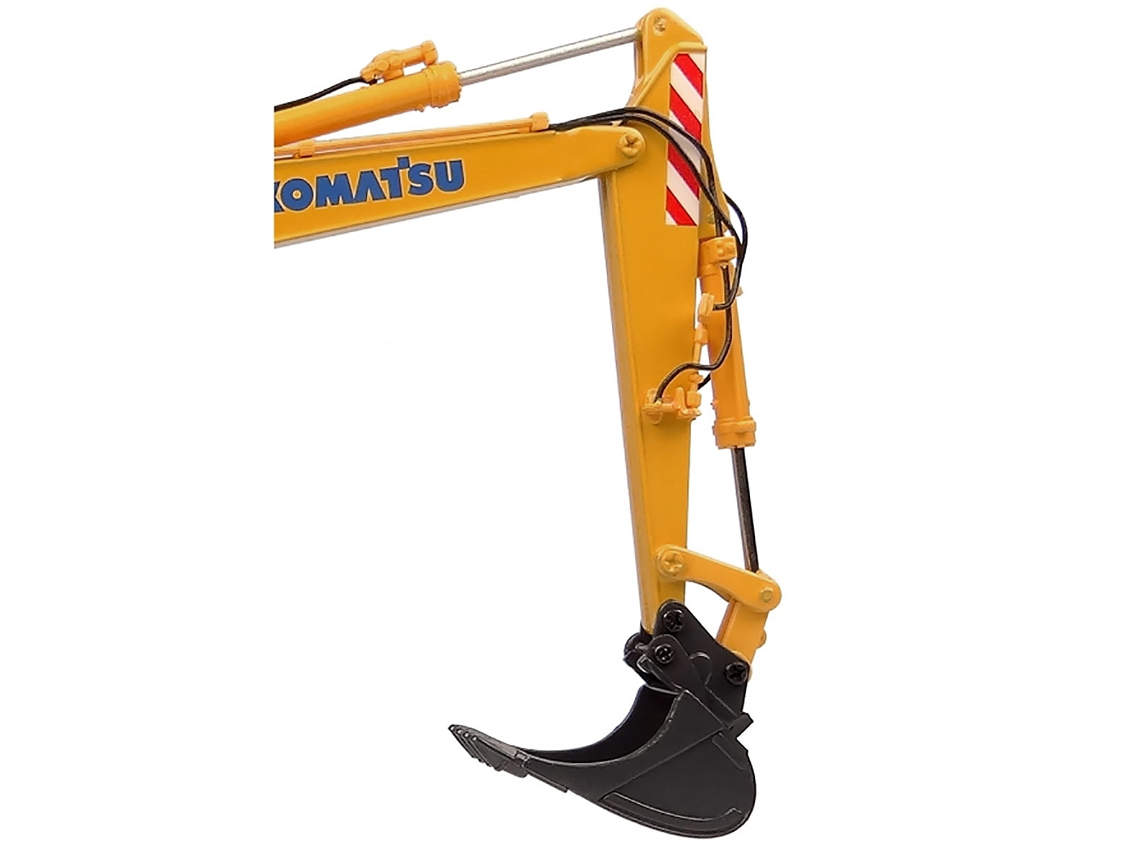 Komatsu PW148-11 Wheel Loader Yellow with Standard and Clamshell