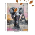 thumbnail image 3 of Elephant Eiffel Tower Paris Canvas Print, Suitable for Living Room, Bedroom, Office, Home Decor, 3 of 8