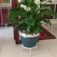 thumbnail image 1 of Estante blanco para plantas en maceta, juego de 3 soportes para macetas de hierro para interiores, estante de jardín de Metal duradero y antioxidante, 1 of 4