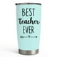 thumbnail image 1 of Vaso SANDJEST Teacher Best Teacher Ever de acero inoxidable de 600 ml, 1 of 7