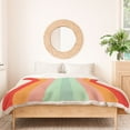 thumbnail image 3 of Society6 Retro Stripes Reflection II by Colour Poems Duvet + Pillow Shams Kit, 3 of 3