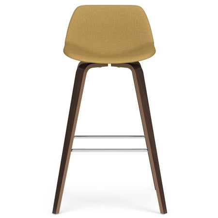 Simpli Home - Randolph Bentwood Counter Height Stool (Set of 2) - Dijon Yellow