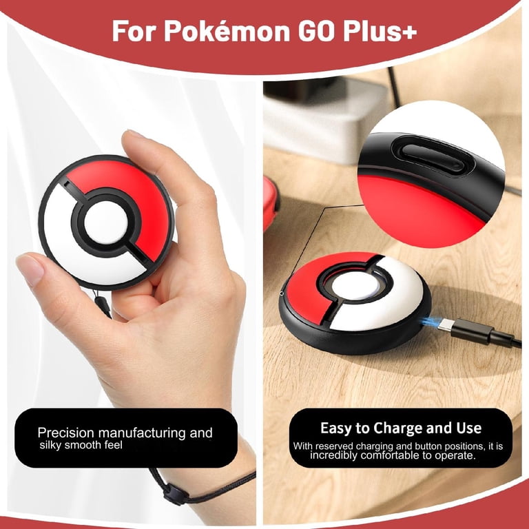 Vigorush Pokémon GO Plus+ Carrying Case, Silicone Protective Cover