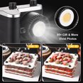 thumbnail image 3 of Lámpara de fotografía YONGEER Portable 100W Focusing Video Light COB Light Photography Luz continua 2800K-6500K Regulable con Snoot cónico óptico para modelado de luz 4pcs Filtros de color 12pcs Tarje YONGEER Lámpara de fotografía, 3 of 7
