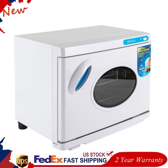 23L 2 in 1 Hot Towel Warmer UV Sterilizer Cabinet Salon Beauty Facial Skin Care