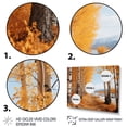 thumbnail image 3 of Designart "Maple Leaf Autumnal Tints " Landscapes Canvas Wall Art, 3 of 5