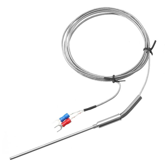 K Type Thermocouple Temperature Sensor Probe 1/8"x4" 6.6ft Cable 0 to 1000°C(32 to 1832°F) Stainless Steel