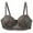 Green, variant on Womens Underwear Solid Jacquard Cami Underwire Support Bra for Full Bust Purple 100A