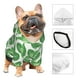 thumbnail image 3 of Balery Green Leaves Sudadera con Capucha para Perros Pequeños – Ropa para Mascotas, Disfraz para Perros y Gatos, Ideal para Fiestas y Cosplay-Medium, 3 of 7