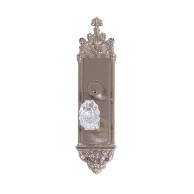 Interior Door Plate Passage Set 2.75 in. Backset - Venetian Bronze