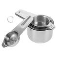 thumbnail image 1 of unbranded 1 De Tazas Medidoras De Acero Inoxidable Con Escala Para Cocina Y Repostería, 1 of 6