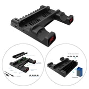 LeeQinersw Vertical Stand for PS4 Slim Regular Cooling Fan Controller Charging Station with