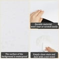 thumbnail image 6 of White PVC Backdrop 120x40cm/47.24x15.75inch Food Photography Background Matte Waterproof Vinyl for Product Video Photo Studio Shooting Flat Lay Cosmetics Jewelry, 6 of 9