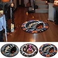 thumbnail image 7 of Sulaicai 3D Optical Illusion Halloween Round Rug, Spooky Ghost Pumpkin Print Absorbent Doormat, Non Slip Washable Floor Mat for Indoor Entryway Living Room Halloween Home Decor, 15.7 Inch, 7 of 7