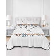 thumbnail image 3 of Birds Twin Size Down Alternative Comforter, Lightweight Comforter Quilt Bedding Set with Pillow Shams Watercolor Bird Vintage All Seasons Bed Comforter Duvet Insert 68"x86", 3 of 7