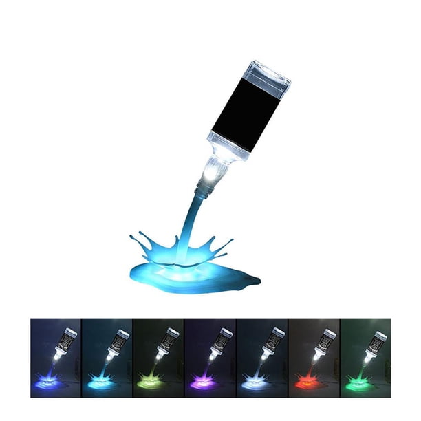 Lámpara Led Para Botella De Vino, Control Táctil Alimentado Por Usb, Luz Nocturna Regulable Rgb, Luz Decorativa Para Bar, Decoración Del Hogar Yuarrent HA020788-00