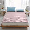 thumbnail image 1 of Weloille Solid Color Bed Protector Pad, Soft and Comfortable Mattress Cover, Hypoallergenic and Bed Accessory, 1 of 6