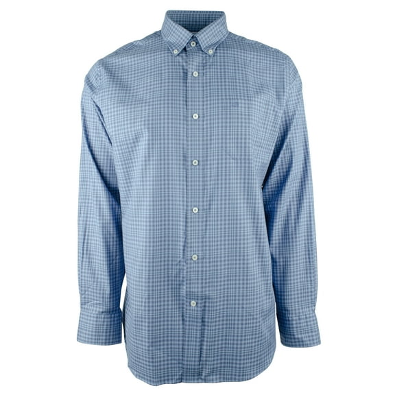 Men's Classic Fit Plaid Button Down Shirt-CB-S