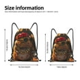 thumbnail image 2 of Gaeub Hip-Hop Guinea Pig. Drawstring Backpack Bag Sport Gym Sackpack Heavy Duty String Backpack for Men Women-Small, 2 of 6