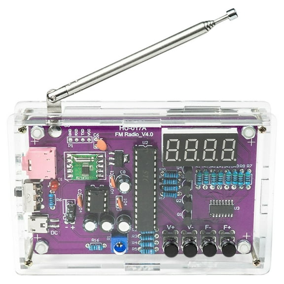 FOLOYORI Electronic Project Kit Diy Radio Kit Multi Stainless Steel 1 Stem Education