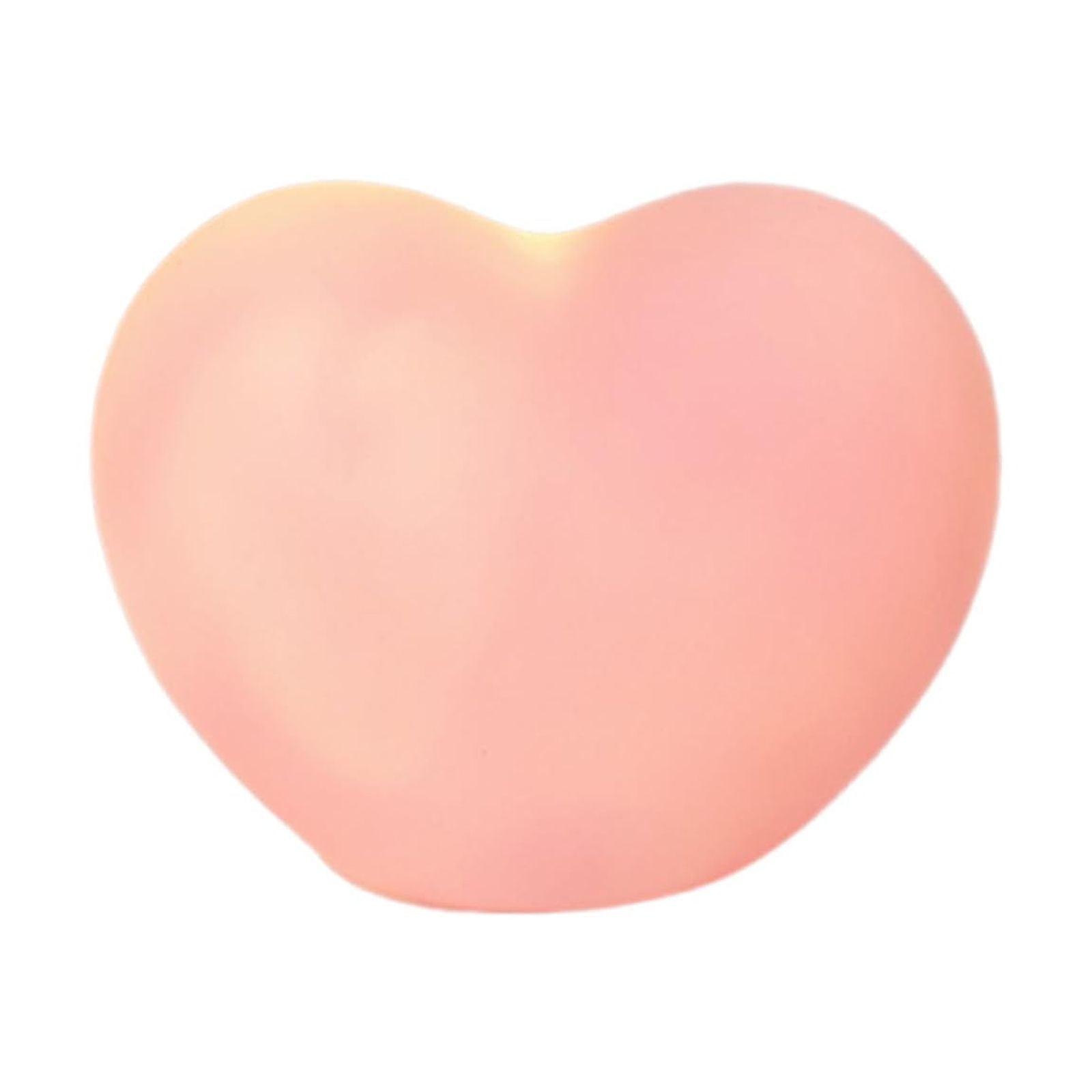 Stijggn Led Night Lights for Bedroom Christmas Ornaments Heart Shaped Night Light, Cute Lamp, USB Rechargeable Bedside Lamp for Home Decoration