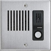 Aiphone LE-DA LEF Series Audio Only Intercom, Flush Mount Door Station, Stainless-Steel Cover