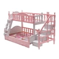 thumbnail image 1 of Juego De Literas Para Casa De Muñecas, Estilo Europeo, Fácil De Montar, Cama Para Casa De Muñecas En Miniatura, Simulación Divertida, Duradera Para Muebles De Casa De Muñecas, 1 of 8