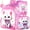 Diamond Cat, variant on 3-Pack Unicorn Backpack Set for Girls, 16-Inch Sequin Bookbag with Matching Lunch Box, Sparkle School Bag Set for Elementary & Toddler Kids