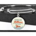 thumbnail image 2 of Love Message Billions Of People Circle Bangle Bracelet Stainless Steel or 18k Gold, 2 of 7