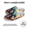 thumbnail image 6 of Wukai Western Style Bald Eagle Print Women's Indoor Bedroom Slipper Slip On Shoes, Unisex House Shoes with Anti-Skid Sole for Men, Gift for Women Men-46/47, 6 of 7