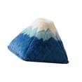 thumbnail image 4 of Bonito organizador de pañuelos con diseño de montaña de franela para sala de estar o escritorio. Azul, 4 of 9