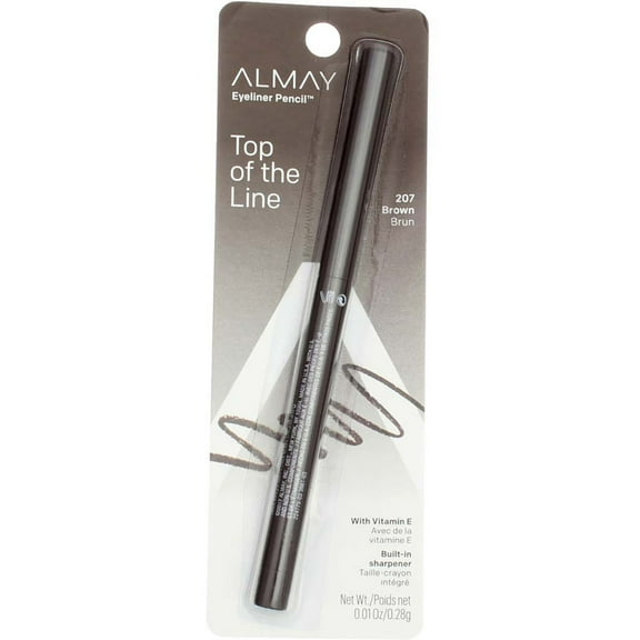 Revlon Eyeliner Pencil, Brown [207], 0.01 oz (Pack of 3)