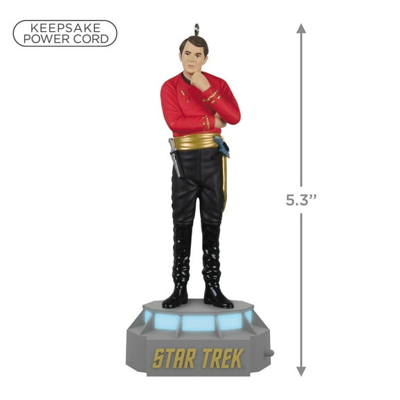 Hallmark 2022 Star Trek Lieutenant Commander Scott Christmas Ornament New W Box