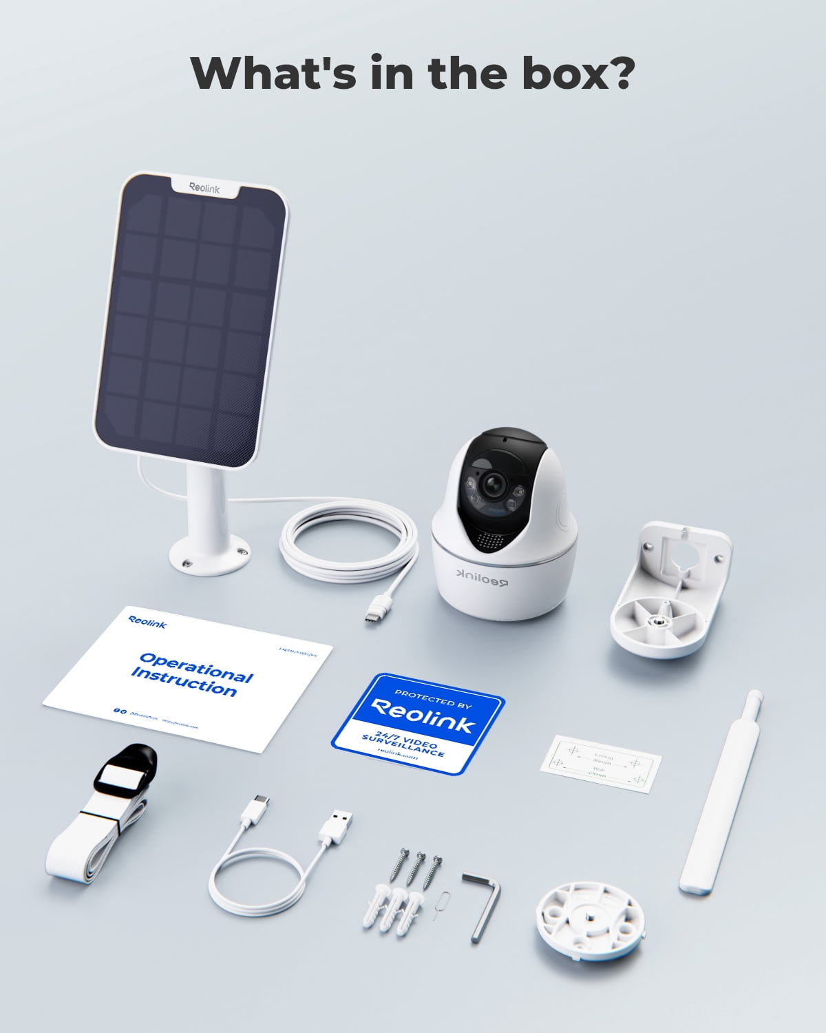 Reolink Go PT Plus 5MP 4G LTE Solar Security Camera with Pan Tilt, Auto Tracking, Color Night Vision