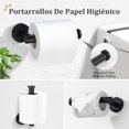 thumbnail image 4 of Negro Mate 5 Piezas Toallero de Baño Set, Acero Inoxidable SUS304 Toallero de Baño Set, Kit de Accesorios de Baño de Pared, 4 of 4