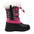 thumbnail image 6 of BURUDANI Kids Boys Girls Warm Snow Boots Insulated Waterproof Winter Ski Boots KSNOW BLACK/PINK Size 9, 6 of 6