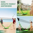 thumbnail image 4 of Badminton Set, Portable 10x5ft Net with Rackets and Shuttlecocks for Backyard Play, 4 of 7