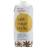 CalNaturale Svelte Spiced Chai Sustained Energy Protein Drink, 15.9 fl oz, (Pack of 6)