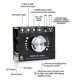 thumbnail image 4 of Placa de control de volumen del preamplificador, placa amplificadora digital para altavoces DIY, 4 of 5
