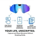 thumbnail image 5 of Wiher Smart Camera Glasses, 4k POV Sports Glasses HD Recording Video, Cycling Action Sunglasses, Wearable Audio Take a Picture Wireless Photography Shooting VCR，Suitable for Men and Women(Color), 5 of 8