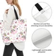 thumbnail image 2 of Yiaed Flamingo And Flowers Print Handbag for Women Tote Purse Shoulder Bag Large Fashion Hobo Purse Handbag Shopping Tote, 2 of 5