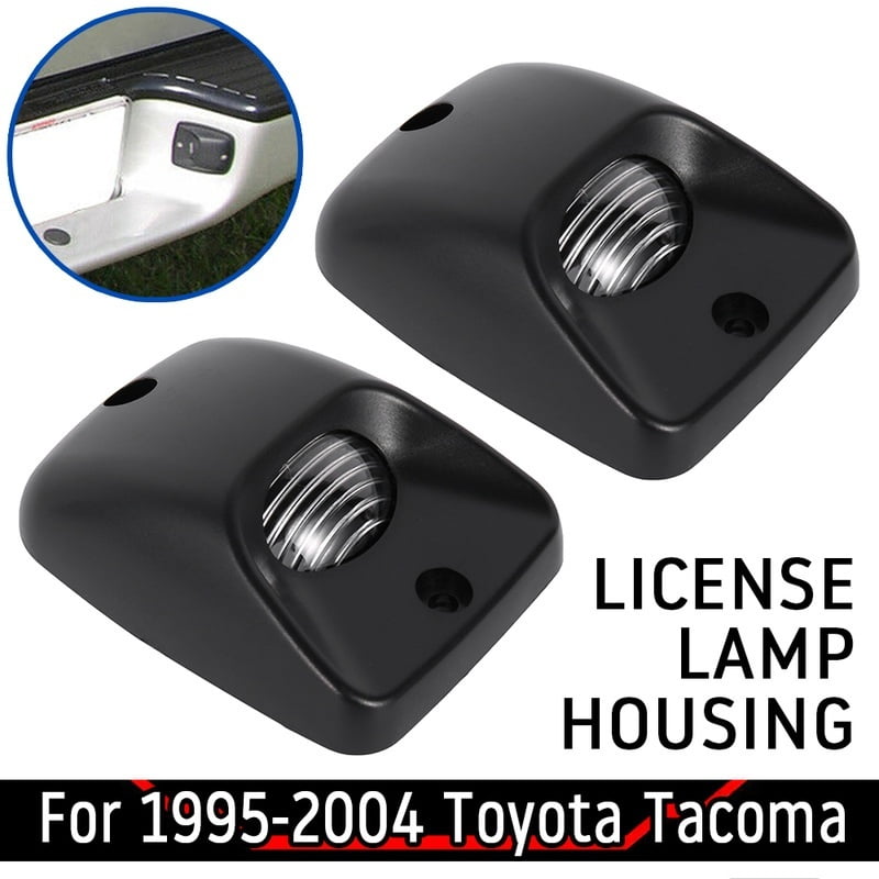 Black Rear Bumper License Plate Lights Lamps Replacement For 9504 Toyota