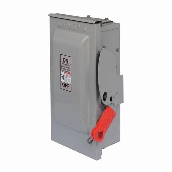 Siemens Fusible, Safety Switch, Heavy Duty, 240 V, 3PST, NEMA 3R HF322NR