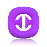 Irene Inevent Pop Stress Relief Fidget Toy Hand Grip Silicone Exercise Snapper Gripper Stress Relief Sensory Dimple Fidget Squeezer Toy, Purple