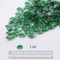 thumbnail image 3 of Empava 10 lbs. 1.0-in Emerald Green Drop Beads Reflective Fire Glass for Gas Fire Pit - 1.0", 3 of 6