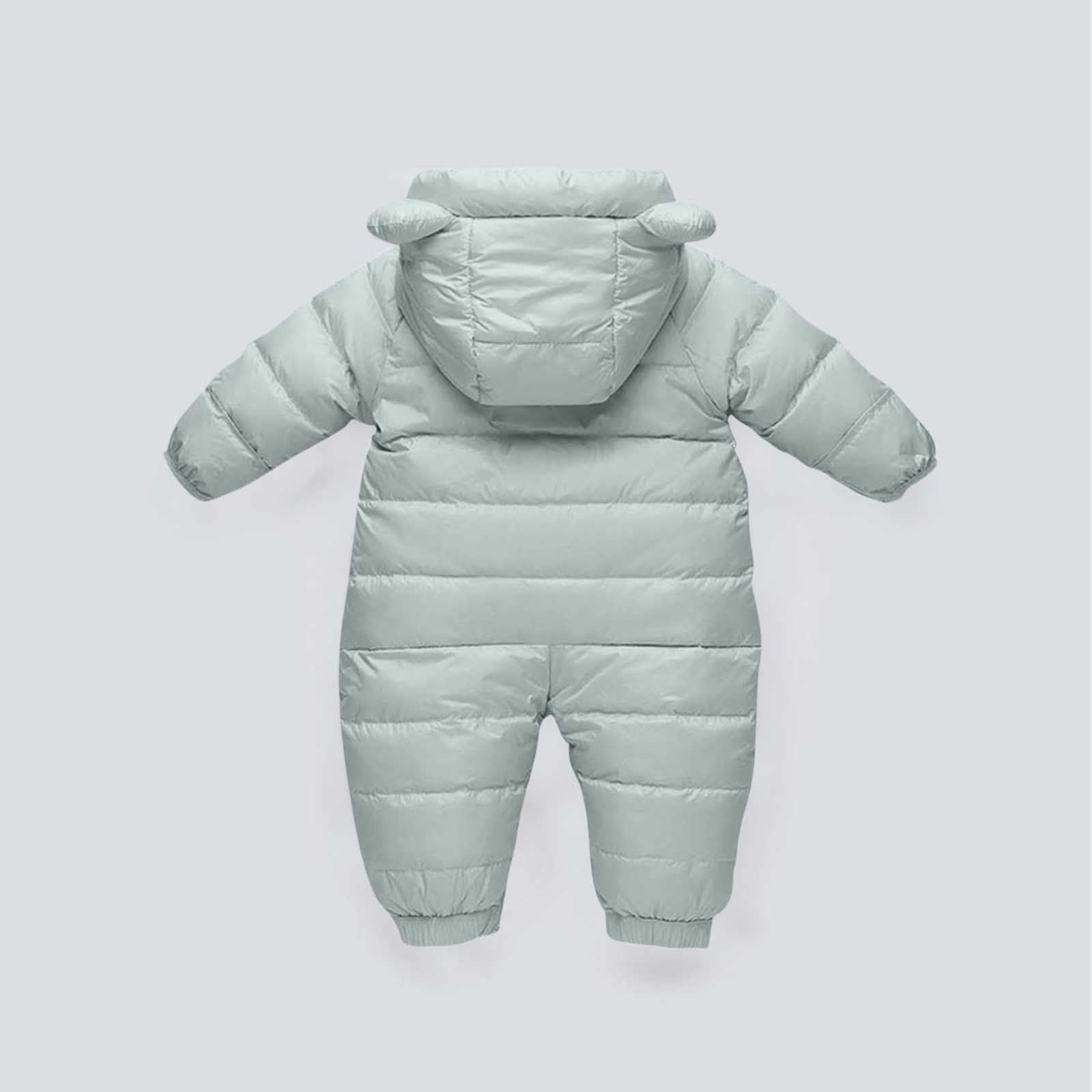 XuJwPNcy Baby Snowsuit Boys Girls Winter Clothes Infant Warm Jacket Newborn One Piece Coat with Hooded 3-24 Months