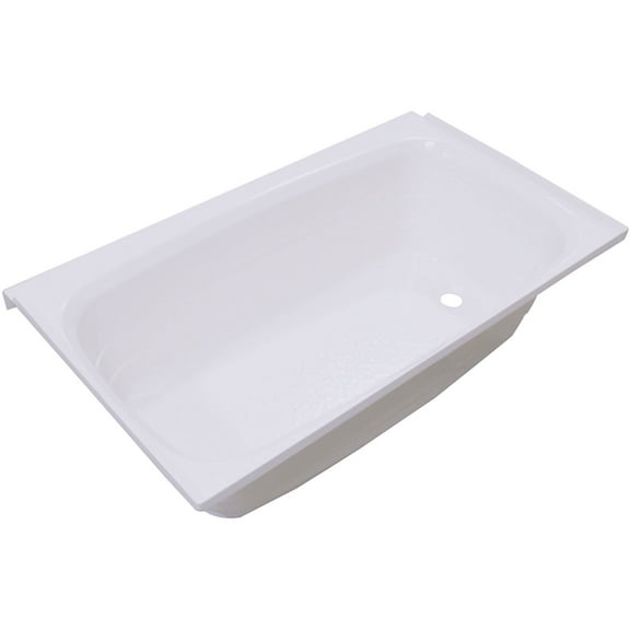 Kinro 209658 Composites ABS RV Full Tub, 24" x 36"/Right Hand/White