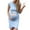 Sky Blue, variant on Ichuanyi Dresses for Women 2022, Fall Women sleeveless Pregnancy Maternity Dress Cartoon Letter Print Dress Nusring