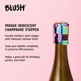 thumbnail image 3 of Blush Mirage Champagne Stopper, Sparkling Wine Stopper for Party, Rainbow, 3 of 8