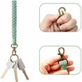 thumbnail image 3 of 2pcs (Vert) bracelet Porte-Clés Longe Femmes Court Longe boho Longe, 3 of 5